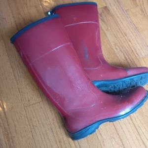 kamik red rain boots